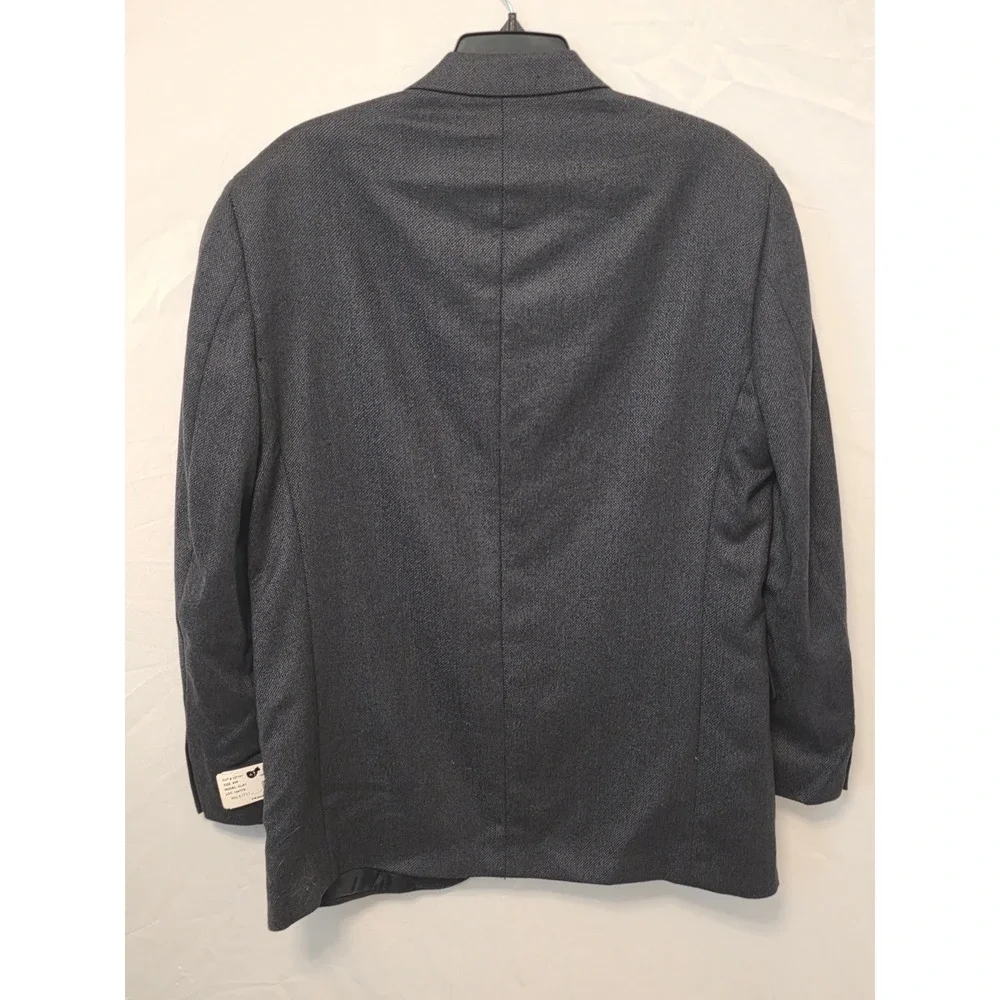 Chereskin 44R 100% Lambswool Blazer Charcoal Gray 3-Button Sport Coat Jacket Men